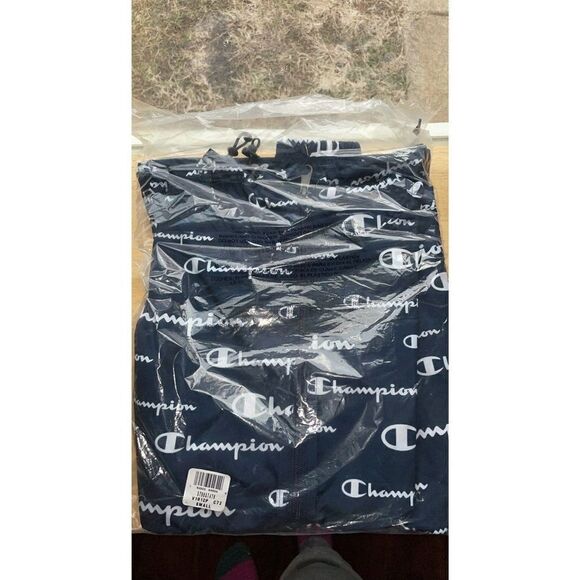Champion Navy Blue WindBreaker Size Small - Picture 2 of 3